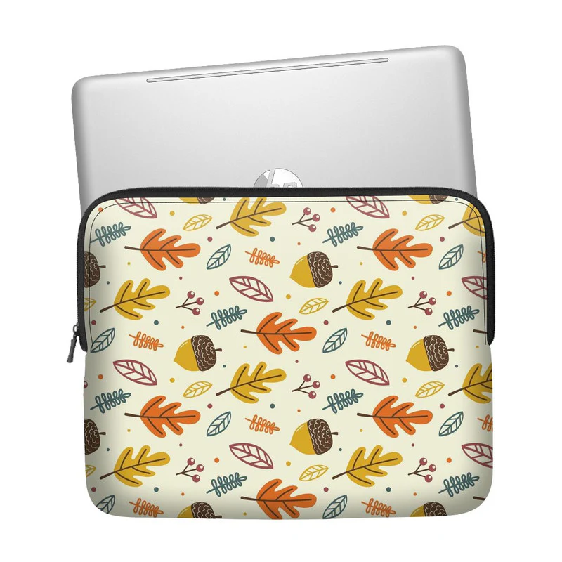 Autumn Design Pattern Laptop Sleeve - Image 3