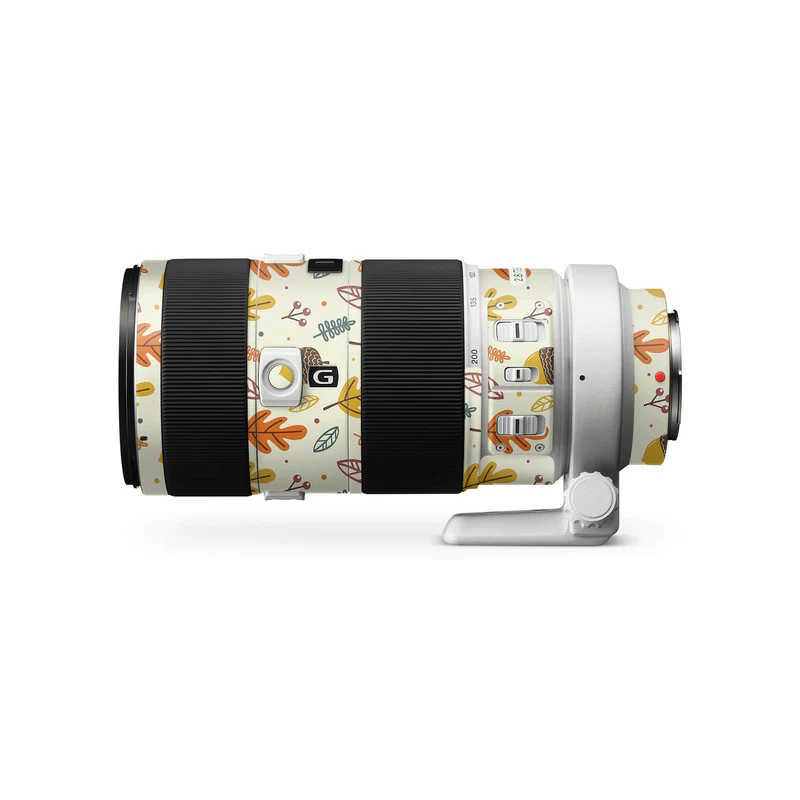 Autumn Nuts Pattern Lens Skins
