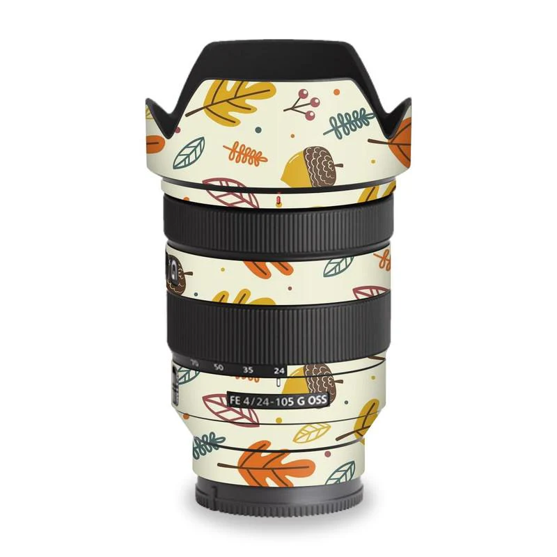 Autumn Nuts Pattern Lens Skins - Image 2
