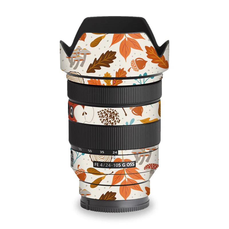 Autumn Pattern Forest Lens Skins