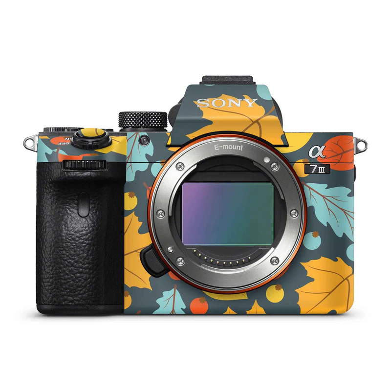 Autumn Pattern Leaves Camera Skins