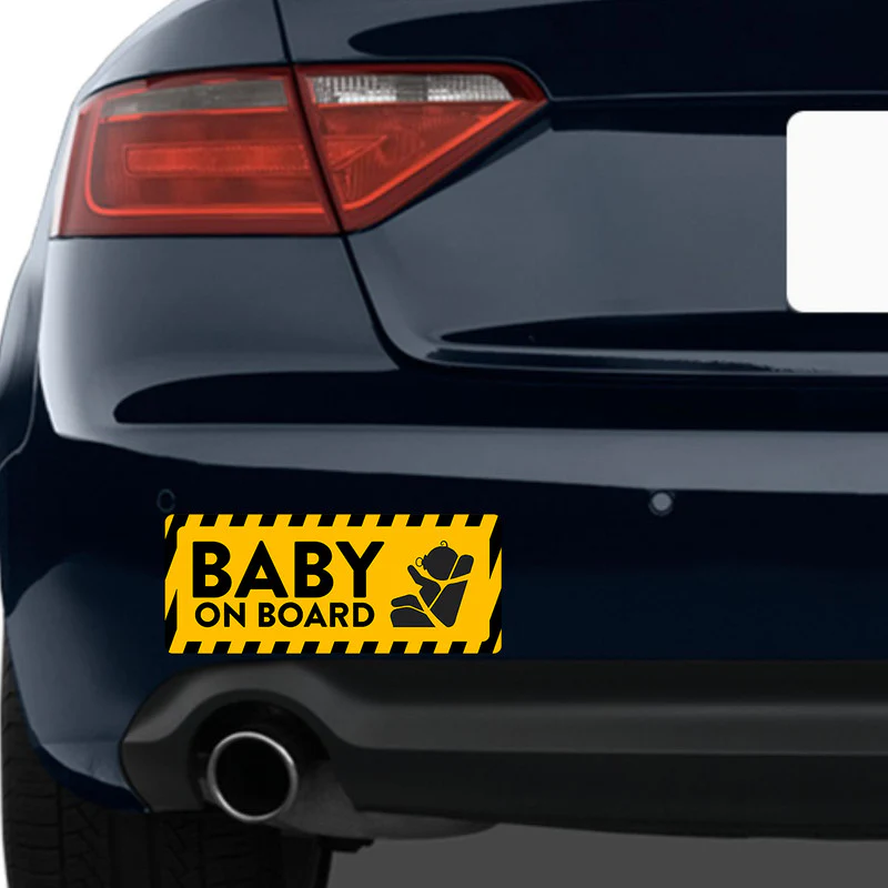 Baby On Board Car Bumper Sticker - Image 2