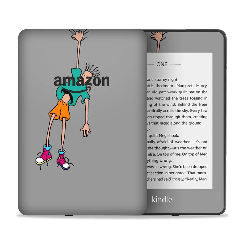 Hanging Cartoon Kindle Skin