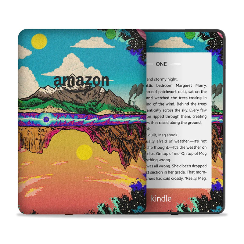 Canvas Mountain Kindle Skin