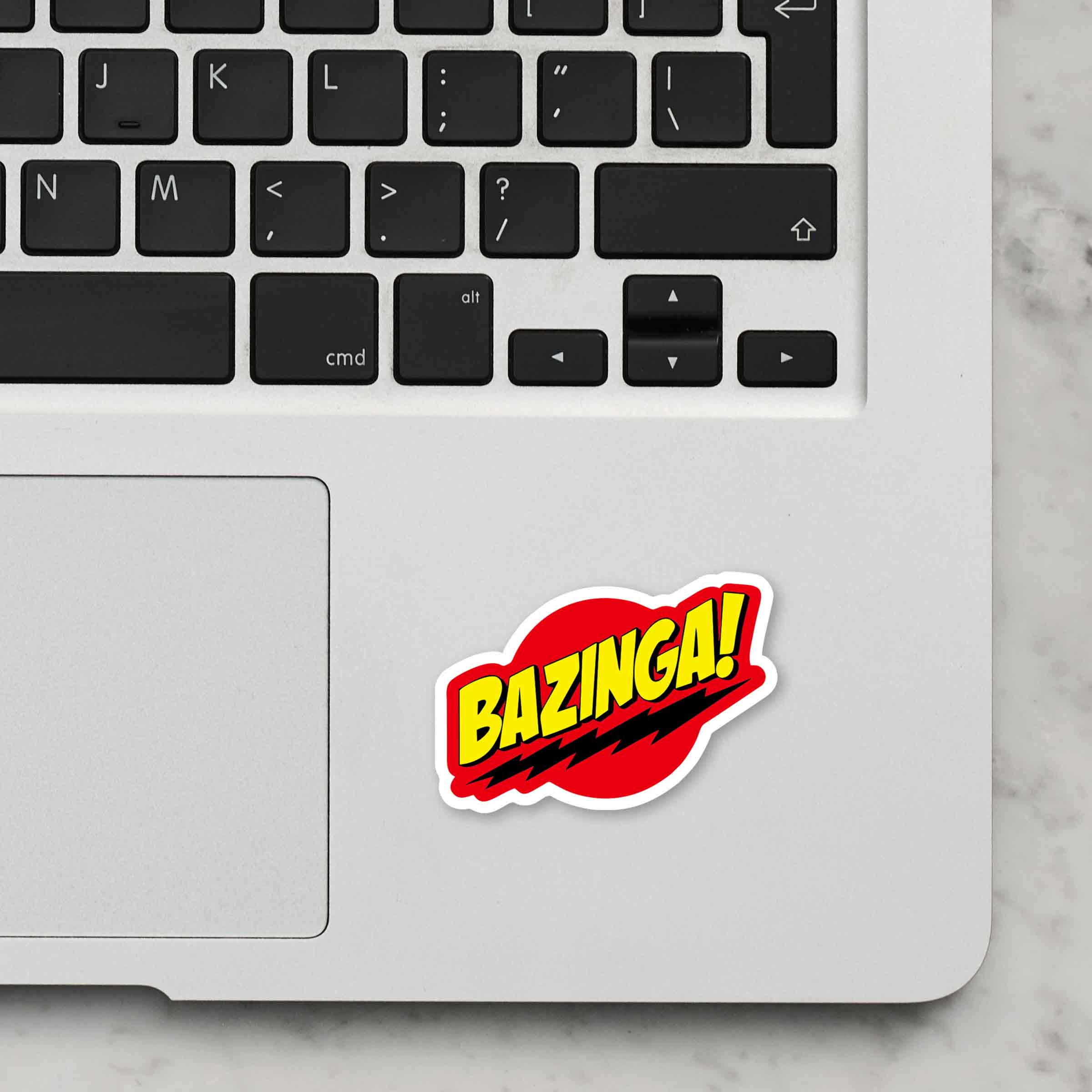 Bazinga Laptop Sticker - Image 2