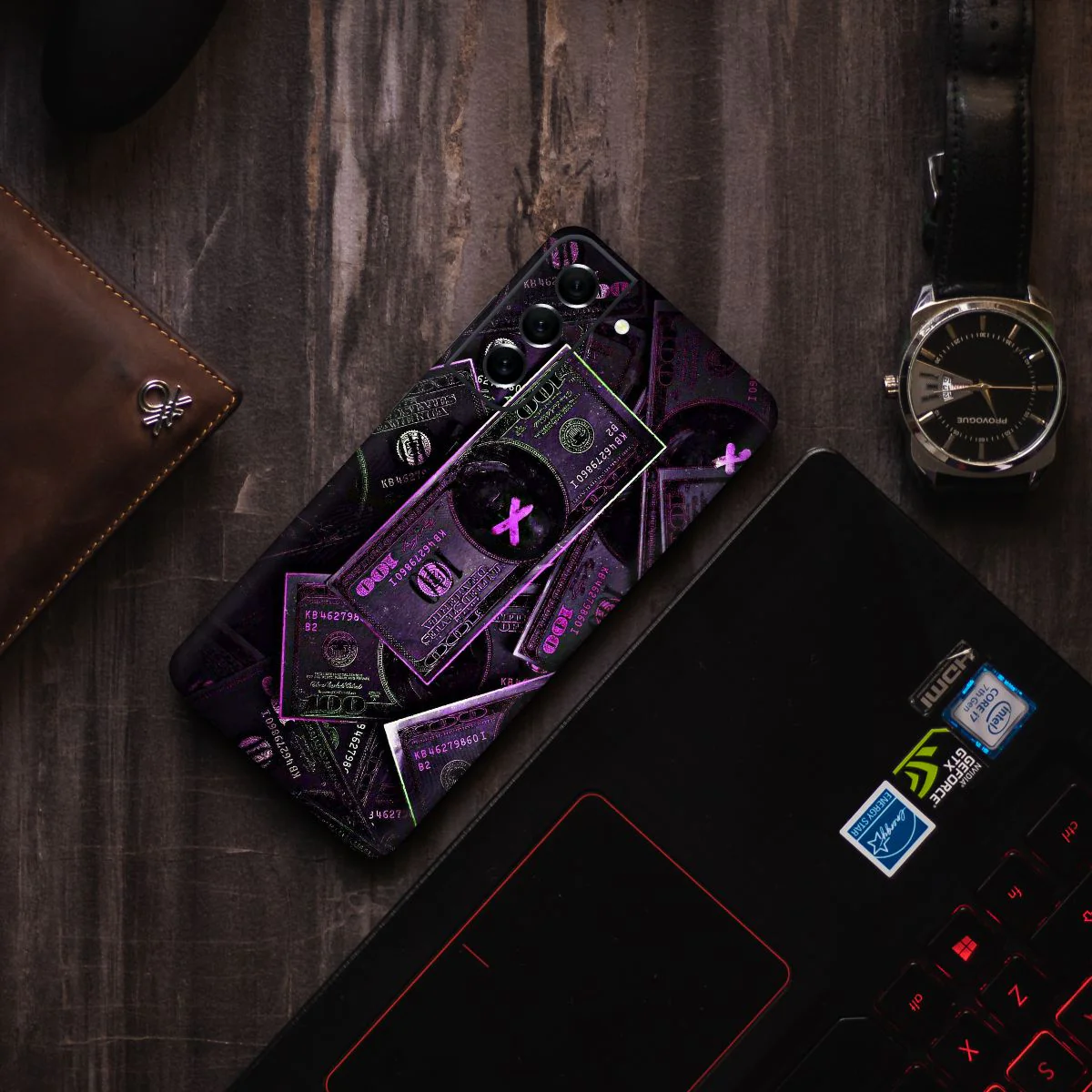 Fluid Money Mobile Skin