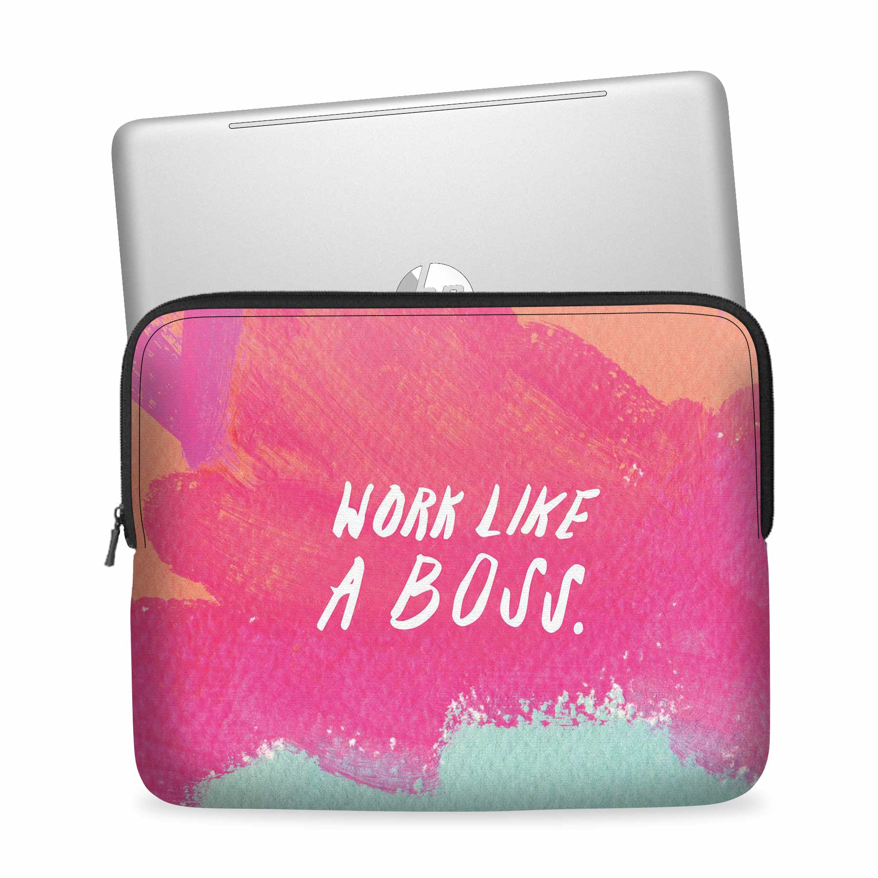 Work Like A Boss Laptop Sleeve