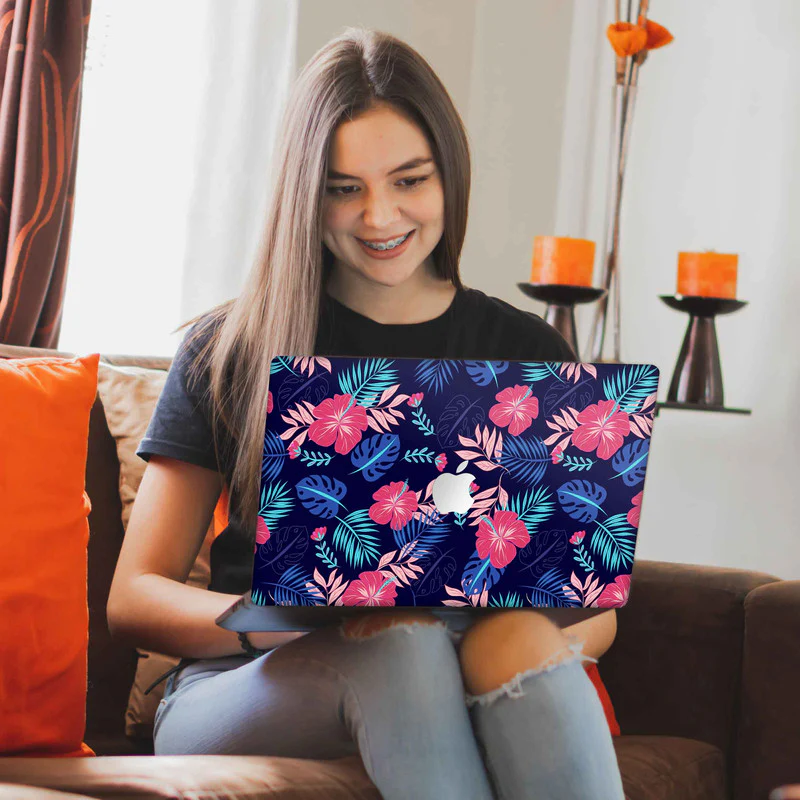 Beautiful Floral Pattern MacBook Skins - Image 2