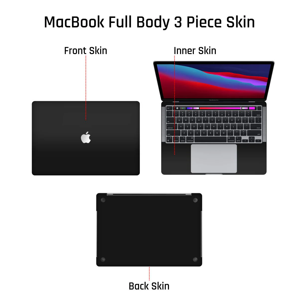 Beautiful Floral Pattern MacBook Skins - Image 4