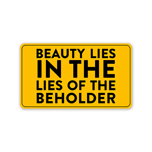 Beauty Car Sticker