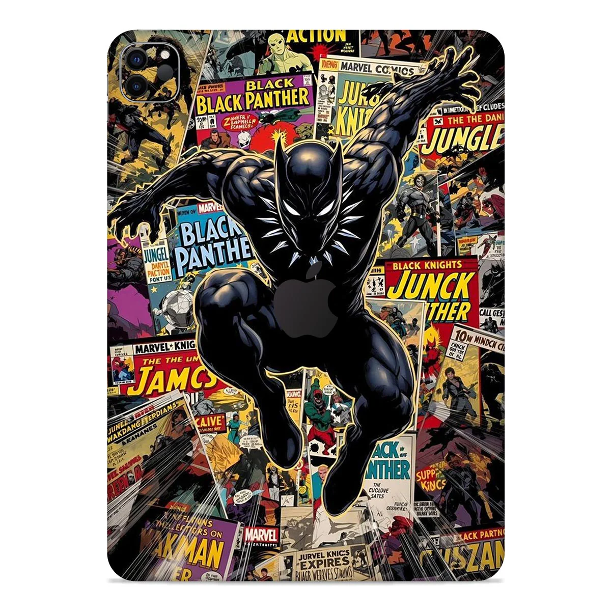 Black Action iPad Skin