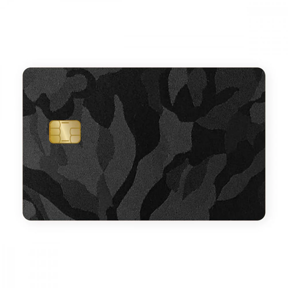 Black Camo Card