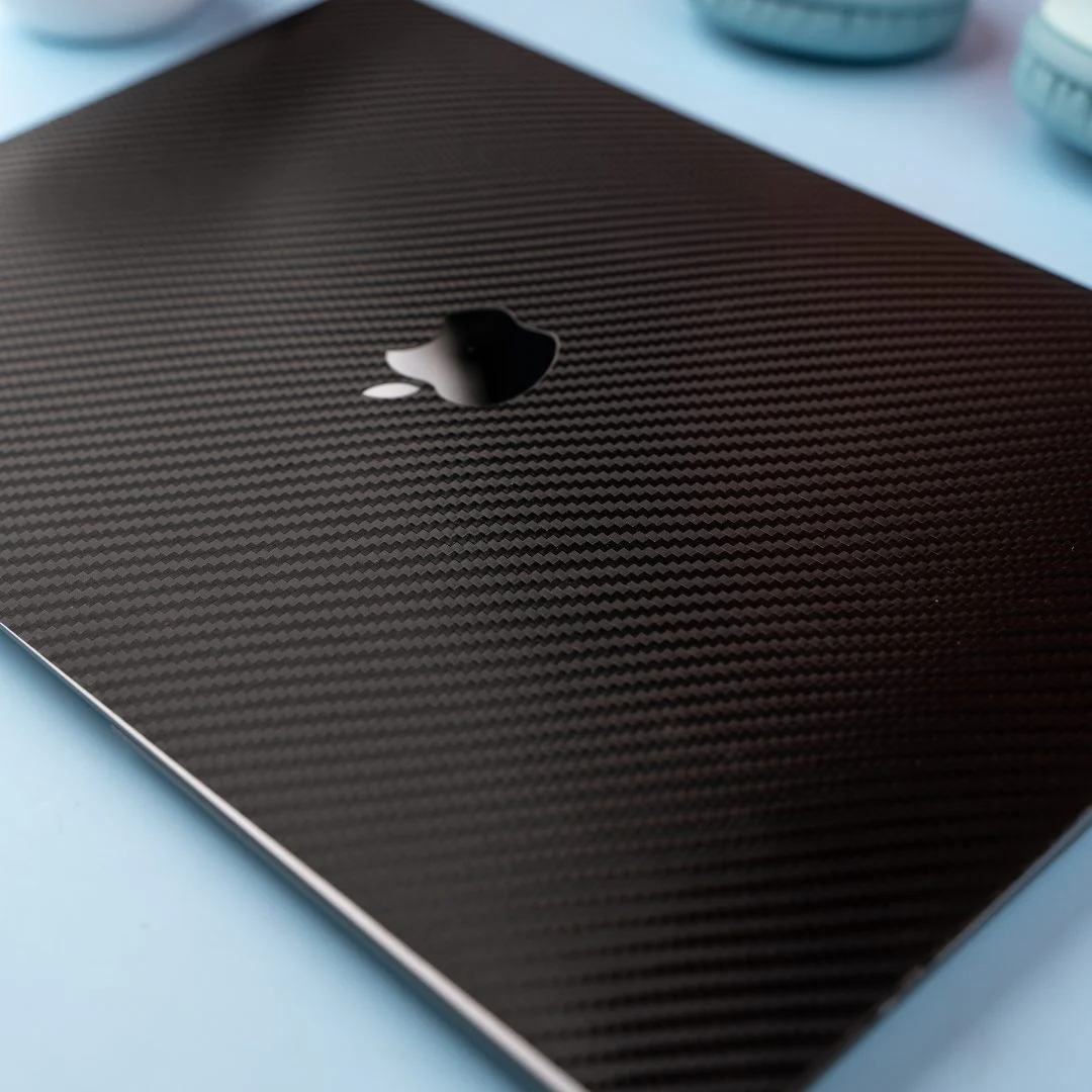Black Carbon Laptop Skins - Image 3