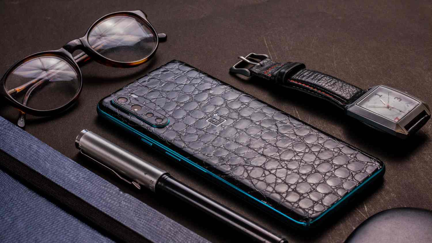 Black Crocodile Leather - Image 3