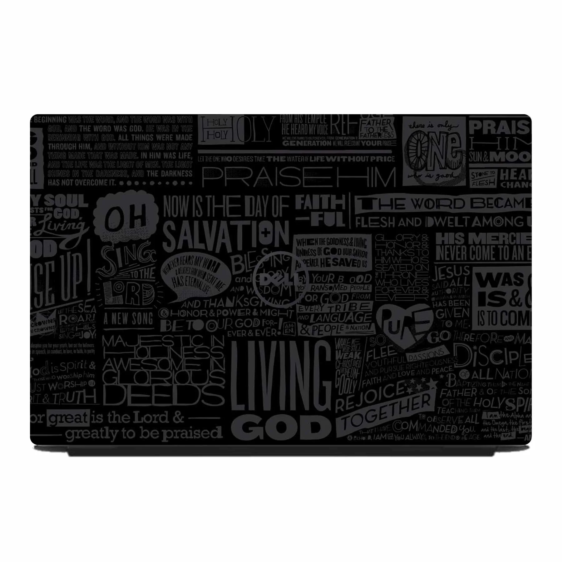 Black Glory Dell Inspiron 3501 3520 Laptop Skin