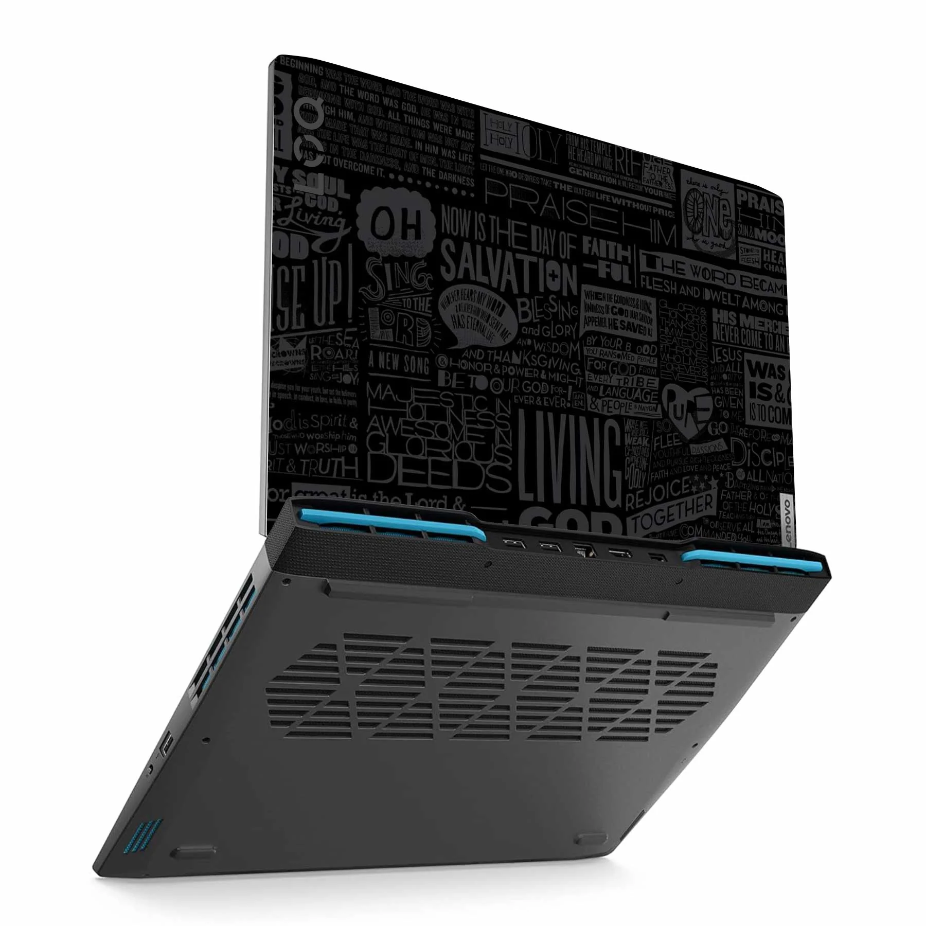 Black Glory Lenovo LOQ 2023 Laptop Skin