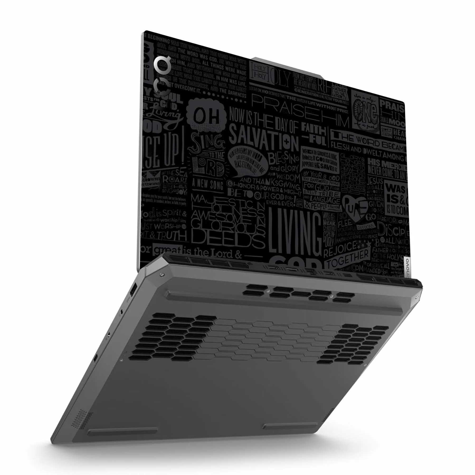 Black Glory Lenovo LOQ 2024 Laptop Skin