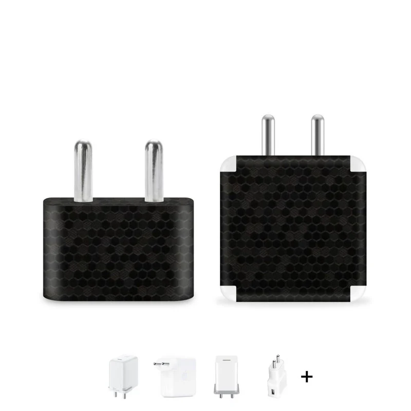 Black Honeycomb Charger Skin