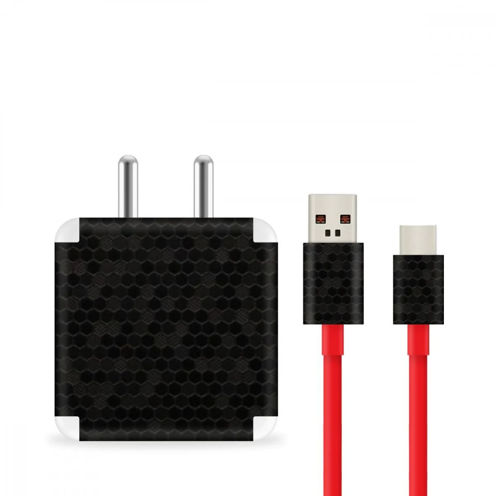 Black Honeycomb Charger Skin - Image 2