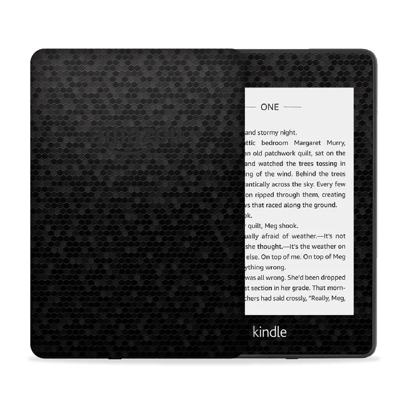 Black Honeycomb Kindle Skin