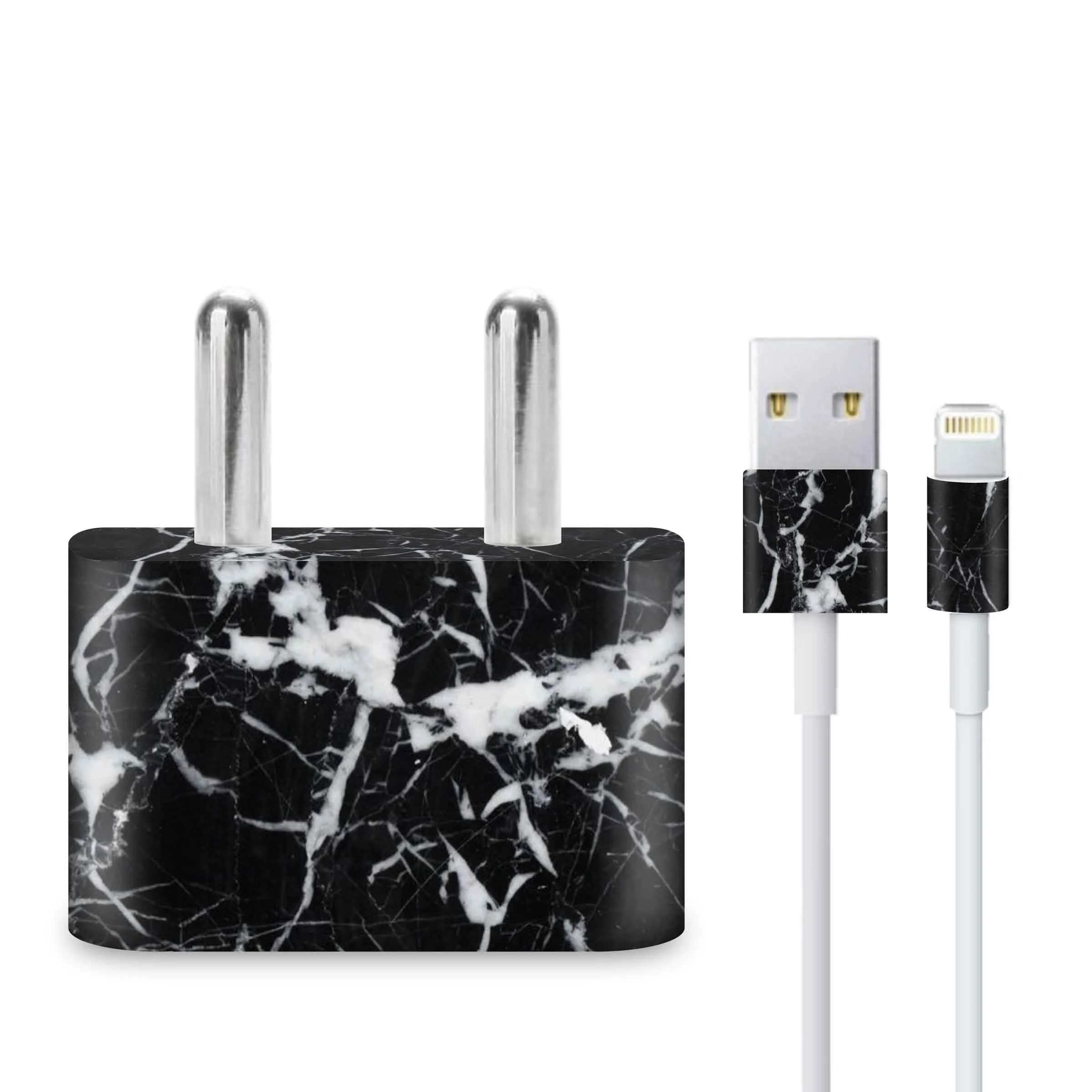 Black Marble Charger Skin - Image 3