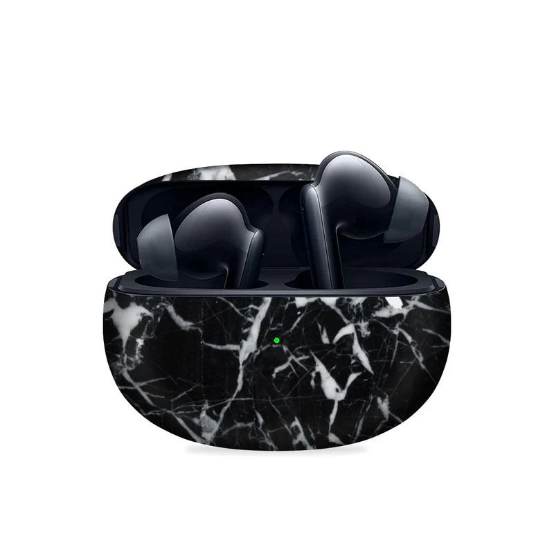 Black Marble Skin For Oppo Enco TWS