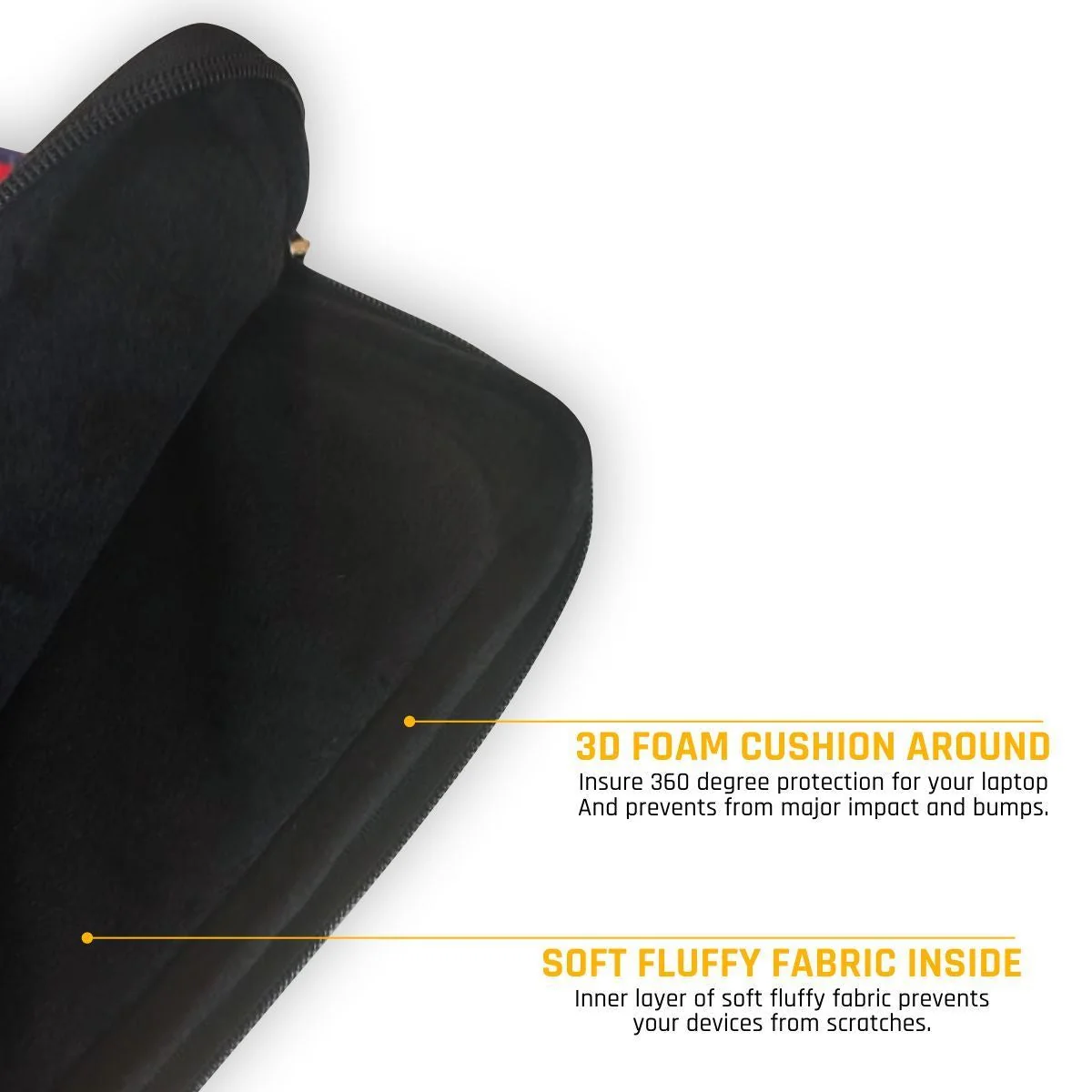 Black Pop iPad Sleeve - Image 2