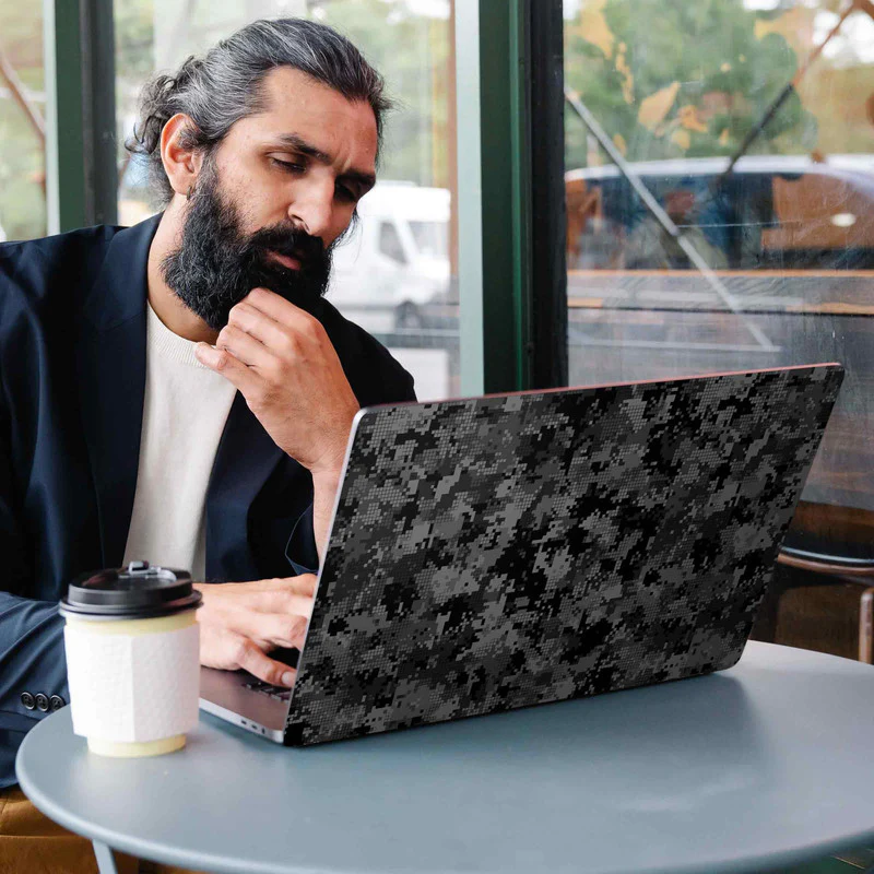 Black Pop Laptop Skins - Image 2