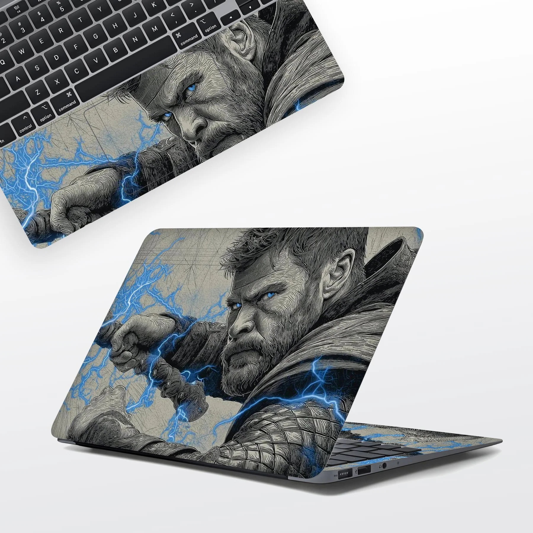 Black Thor Laptop Skins