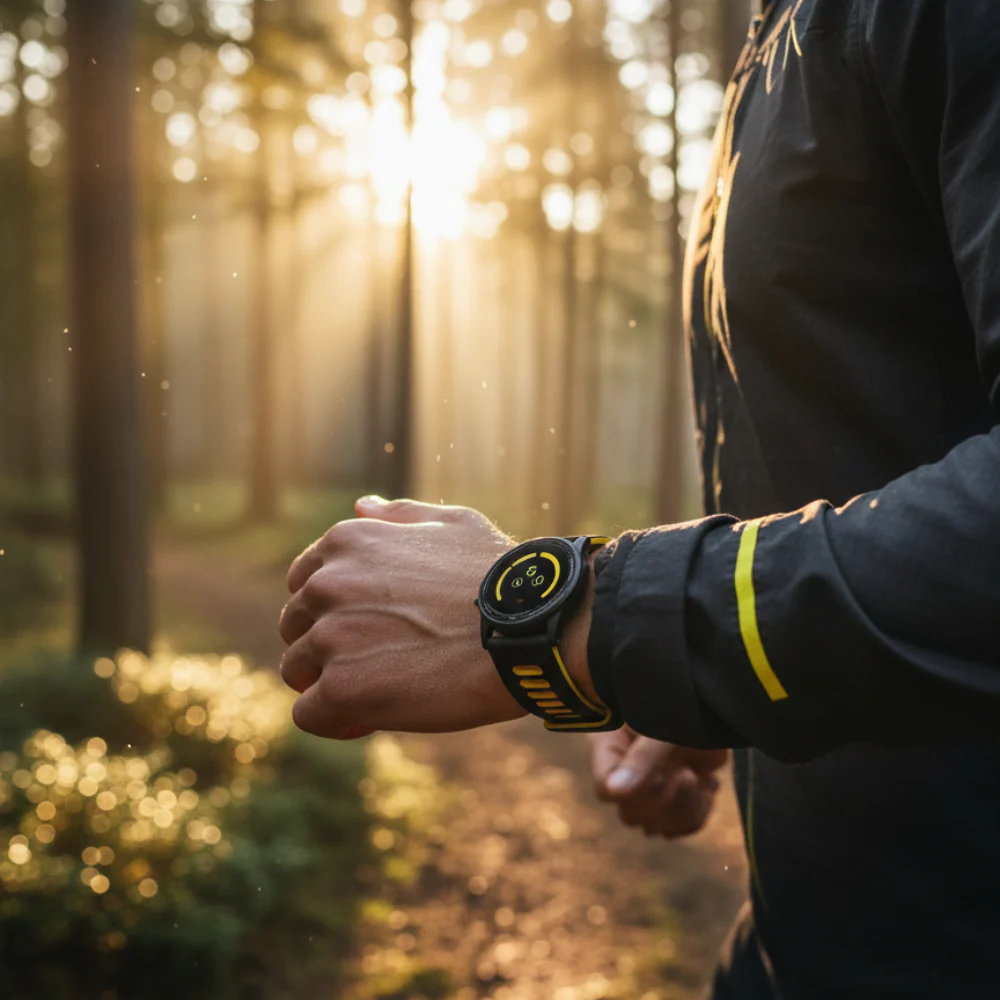 Black-Yellow Releasable Watch Strap -Samsung/Noise/Boat/Realme/OnePlus/Other - SELECT MM - Image 4