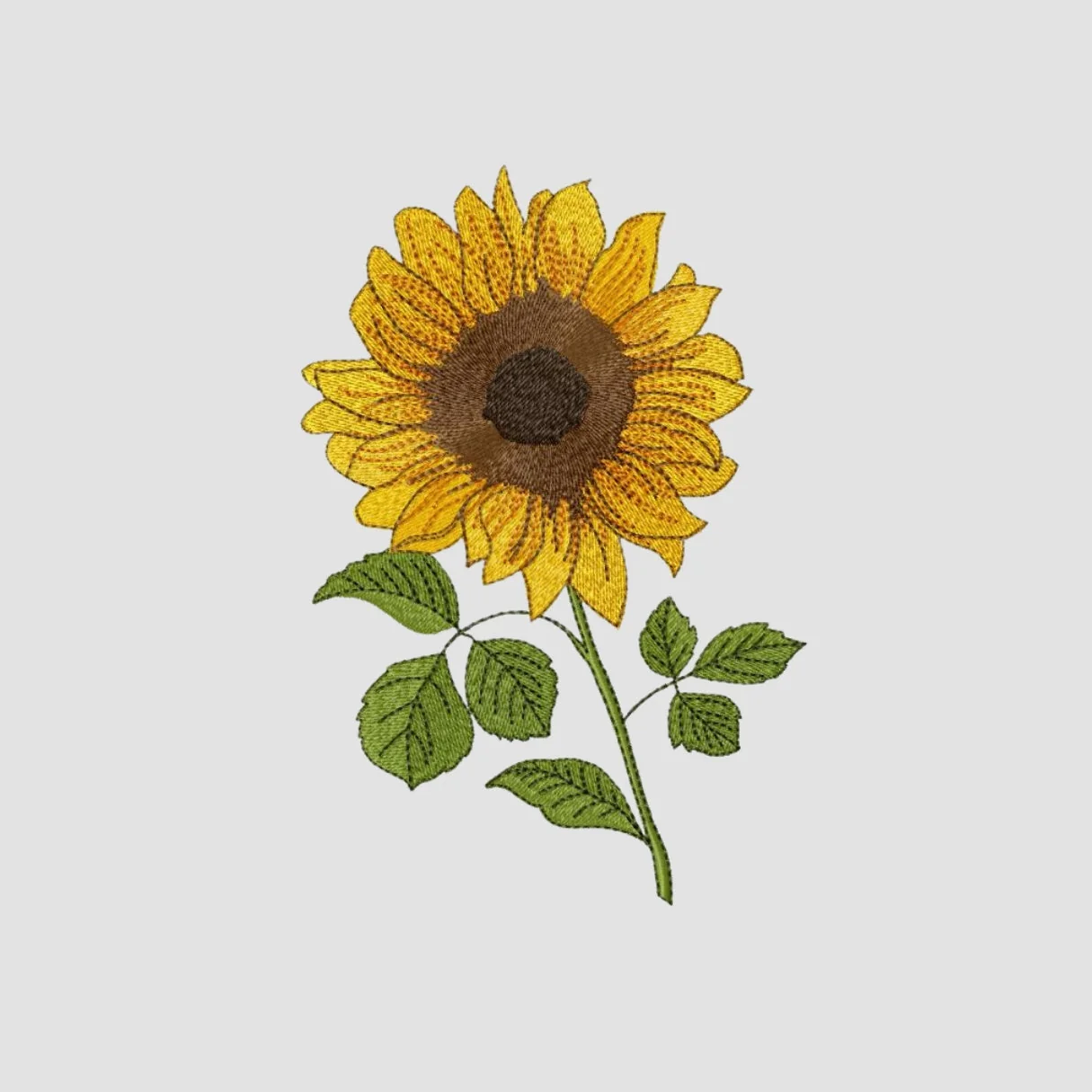 Sunflower Embroidered Oversize T-Shirt - Image 2