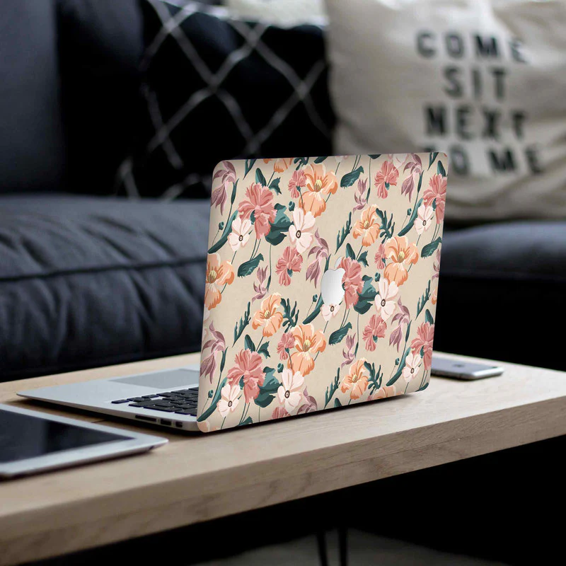 Macbook Blooming Flower 1 Laptop Skin - Image 4