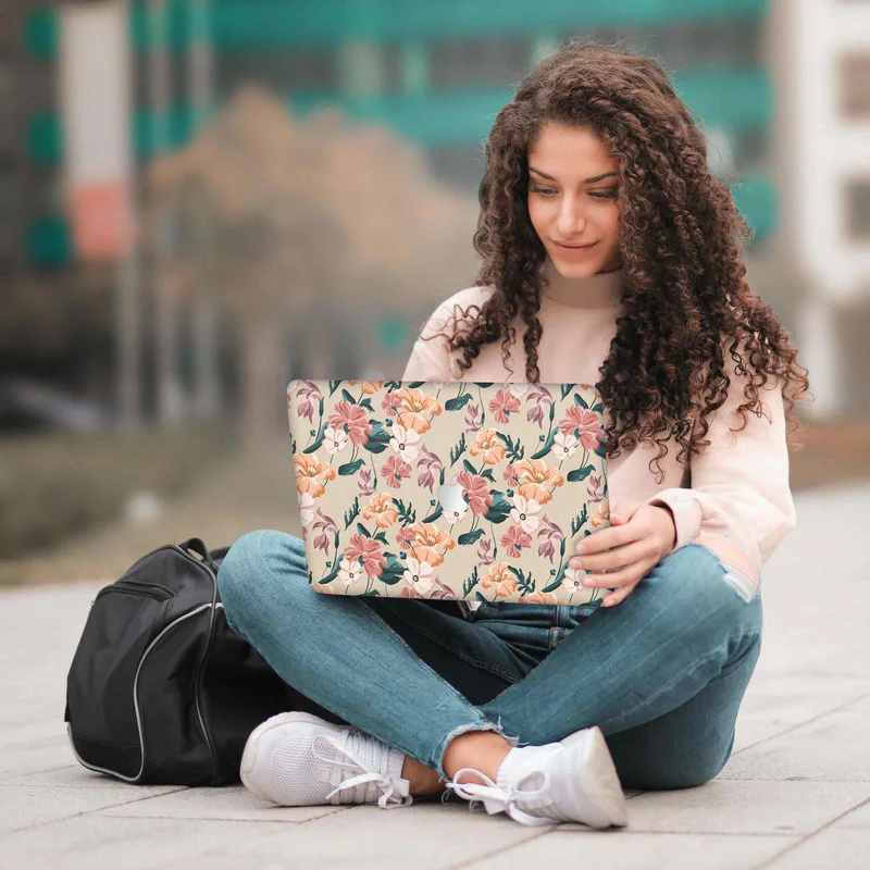 Macbook Blooming Flower 1 Laptop Skin - Image 5