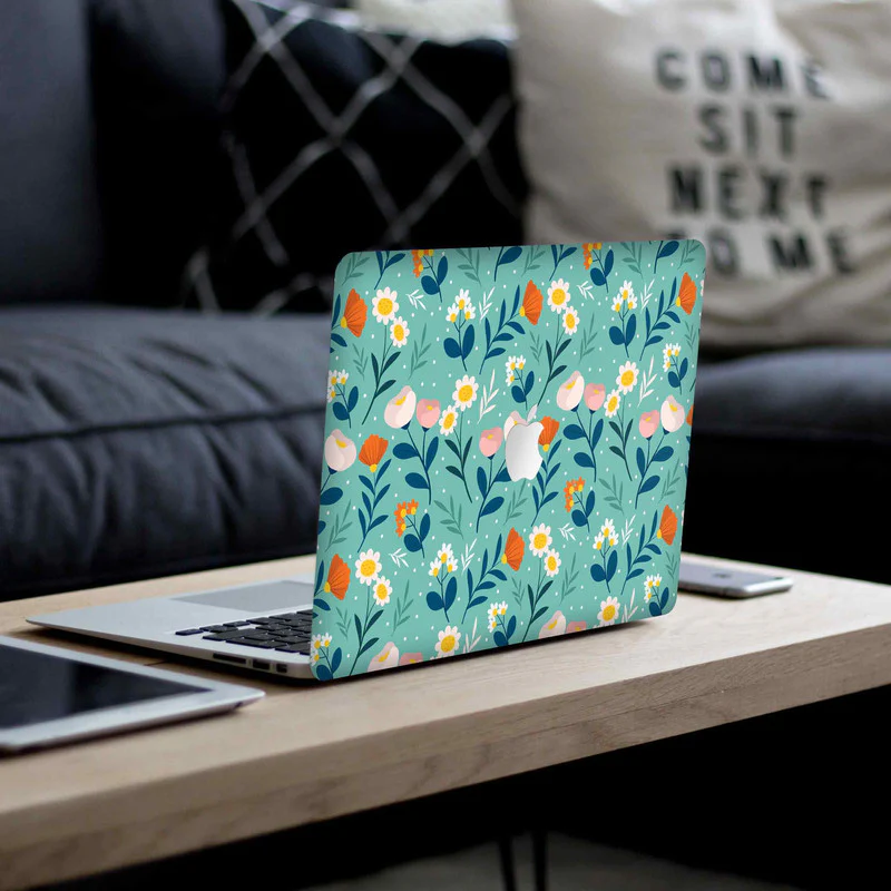 Macbook Blooming Flower 3 Laptop Skin - Image 4