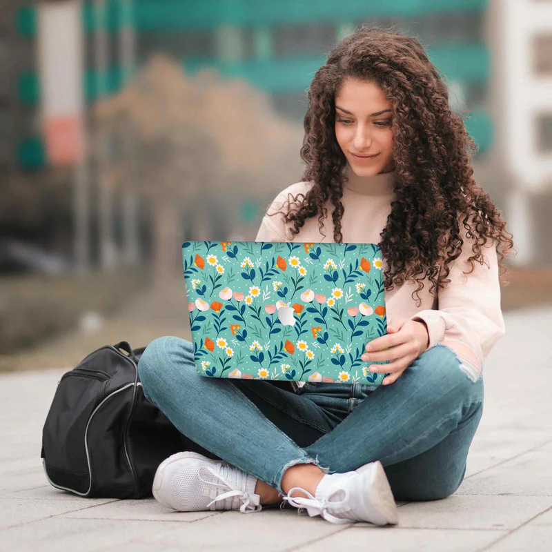 Macbook Blooming Flower 3 Laptop Skin - Image 5
