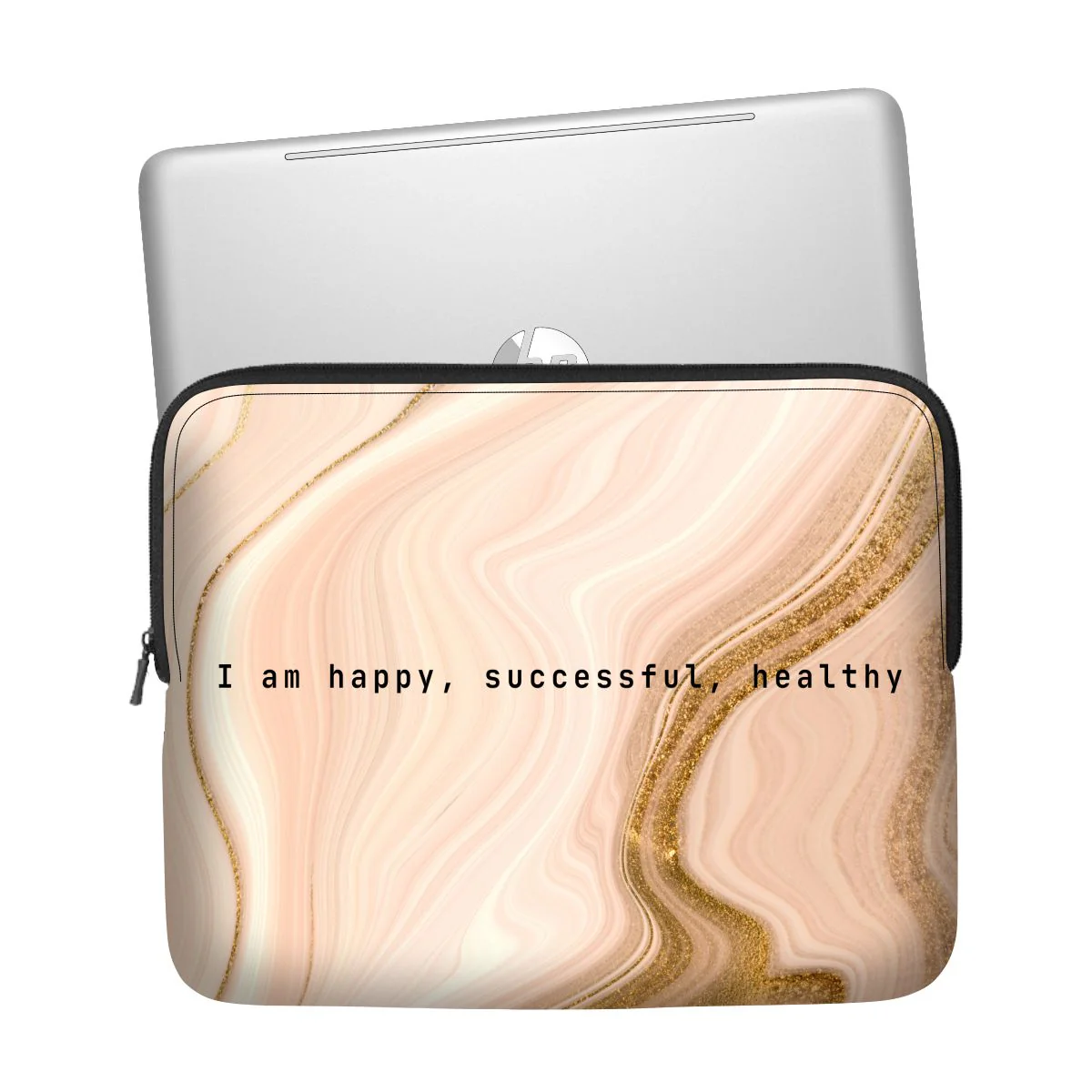 I Am Happy Laptop Sleeve