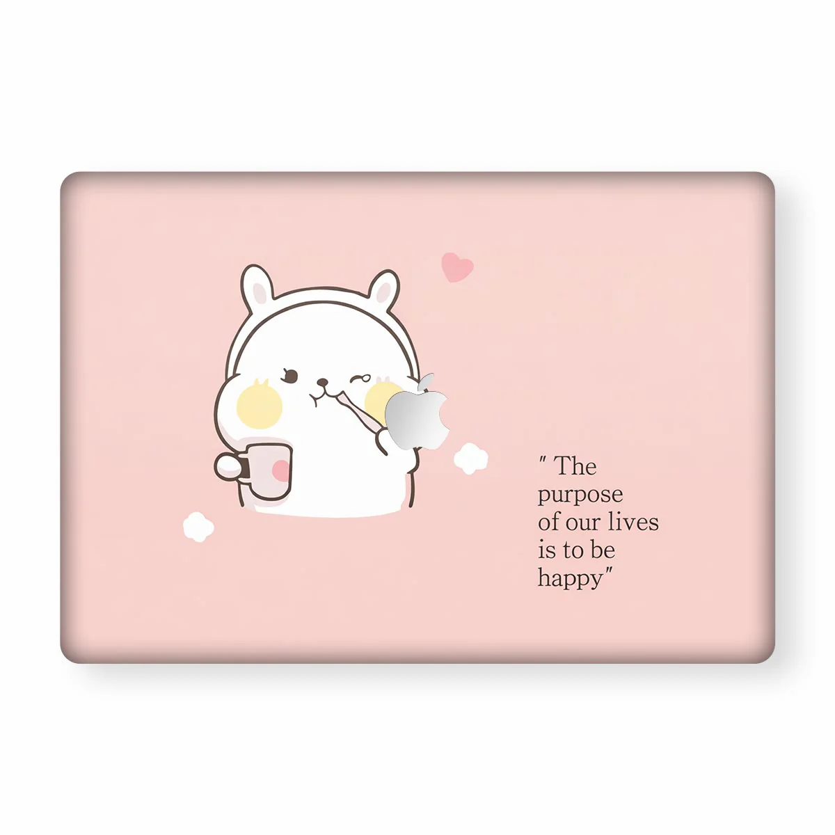 Happy Hamster Macbook Skins