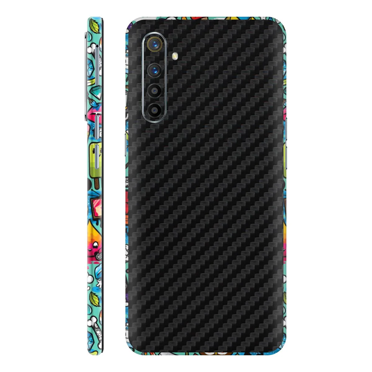 Blue Abstract Dual Edition - Black
