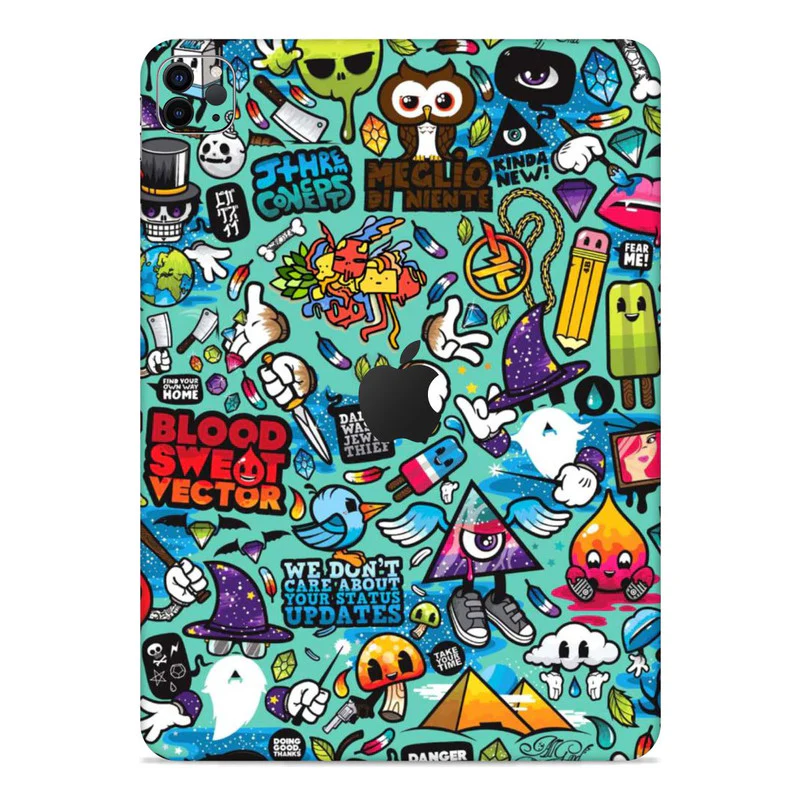iPad Skin Blue Abstract