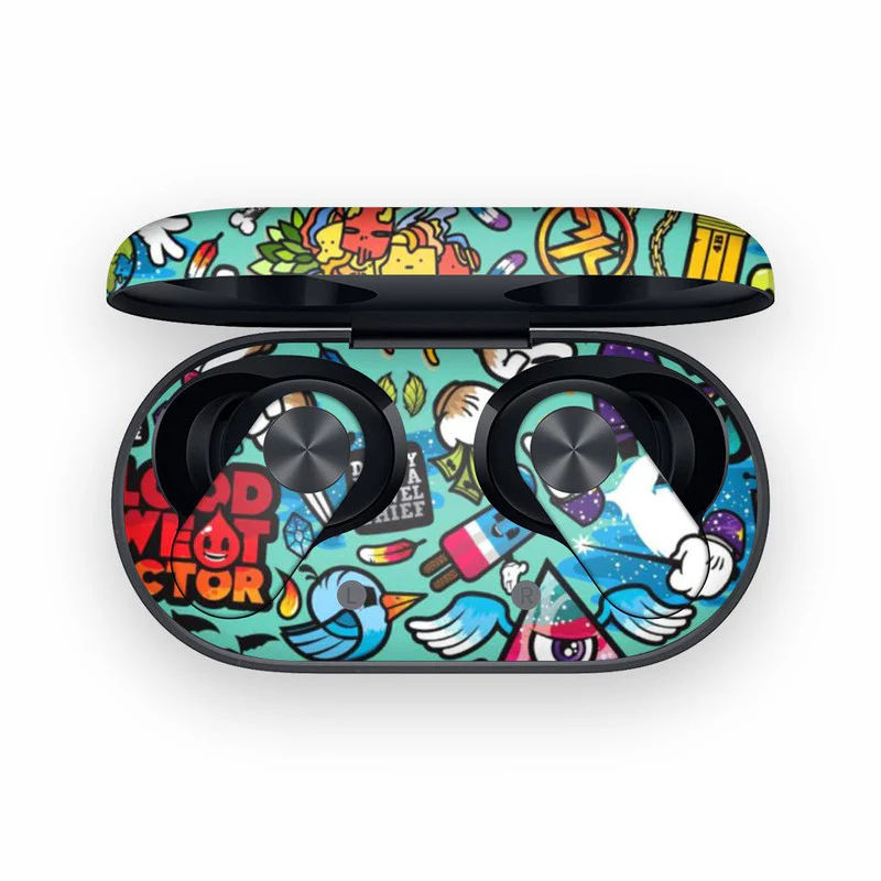 Blue Abstract OnePlus Nord Buds 2/2R Skin