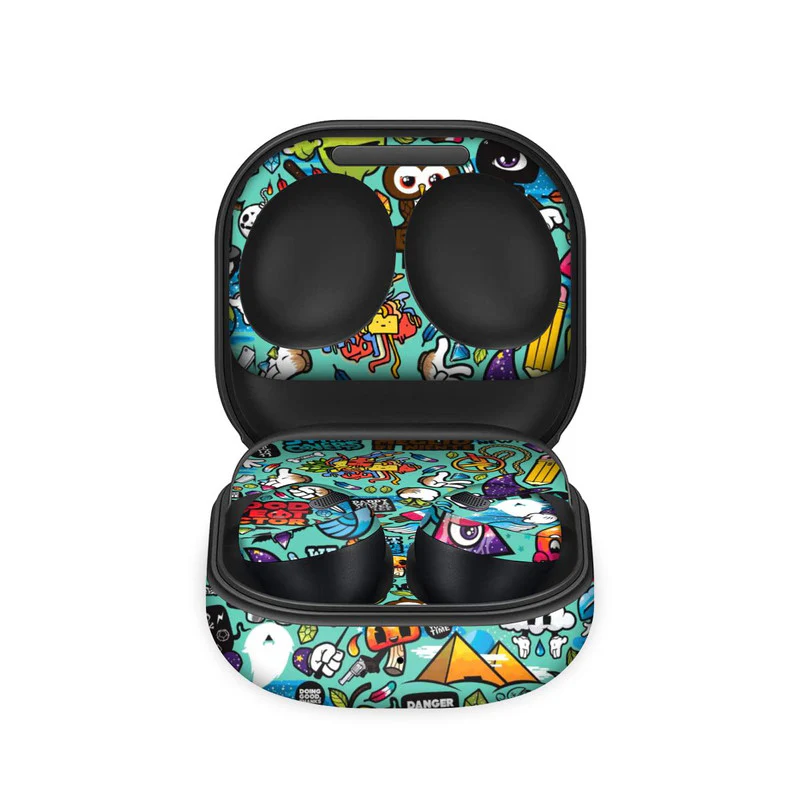 Blue Abstract Skin For Samsung Galaxy Buds Pro