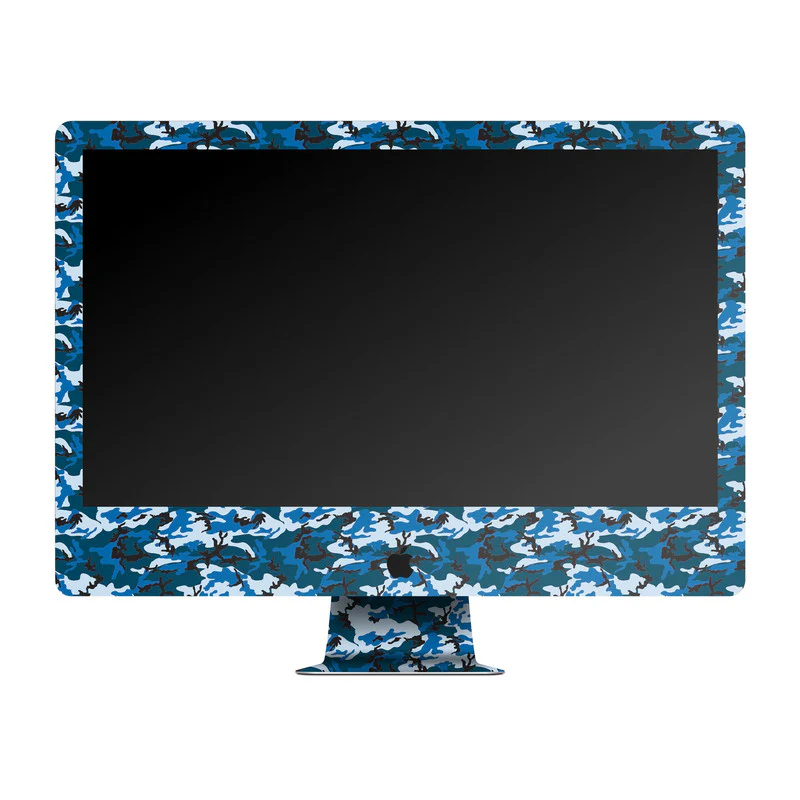 Blue Camo Skin For Apple iMac