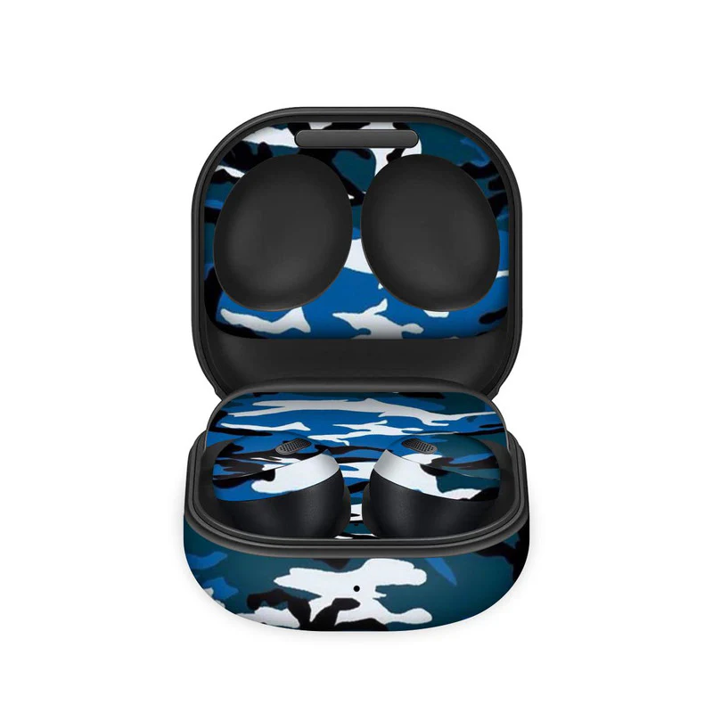 Blue Camo Skin For Samsung Galaxy Buds Pro