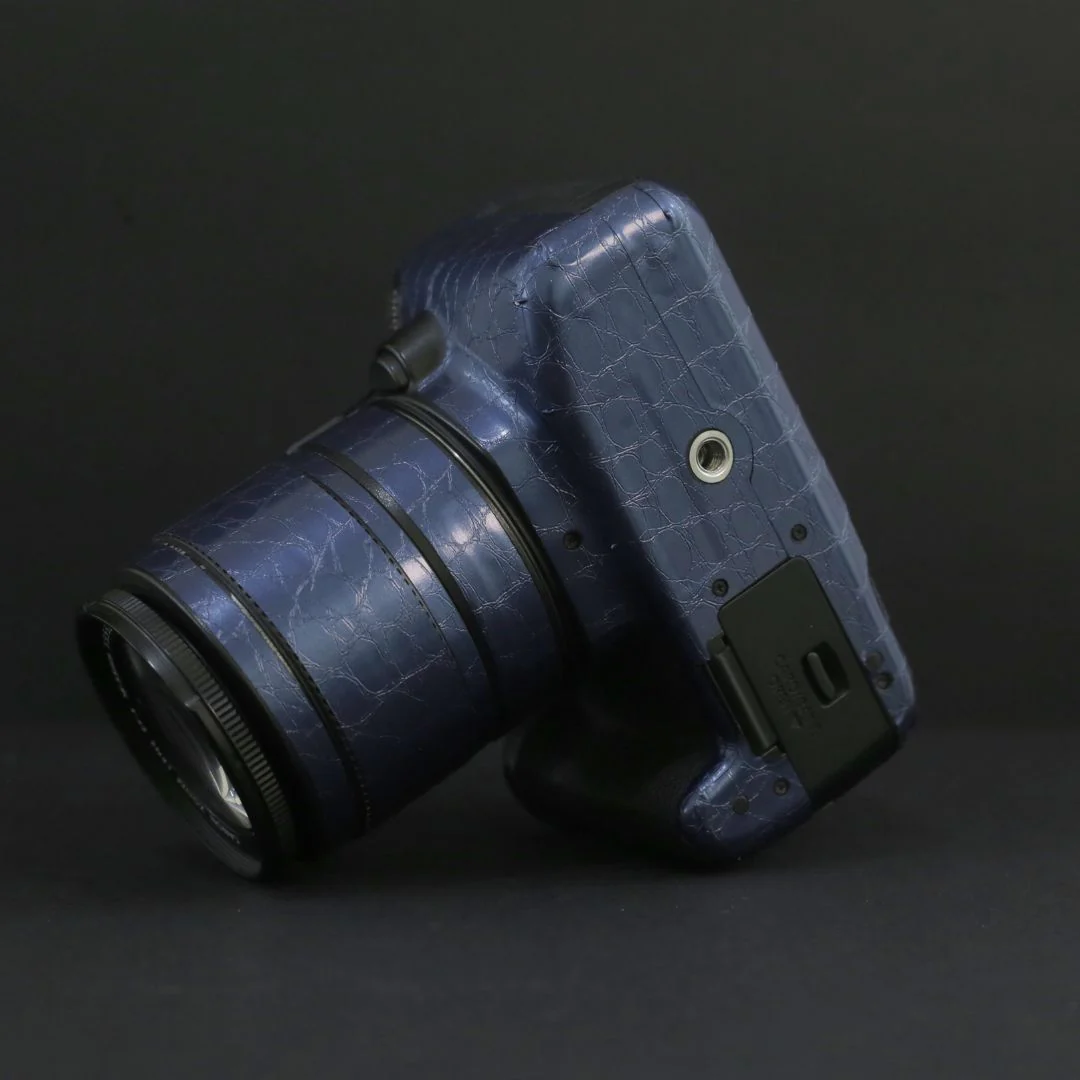 Blue Crocodile Textured Camera skin - Image 2