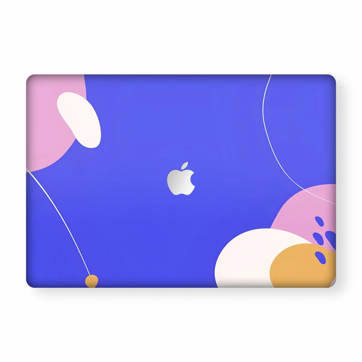 Blue Doodle Macbook Skin