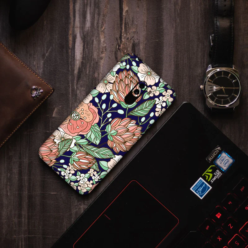 Blue Floral Mobile Wrap