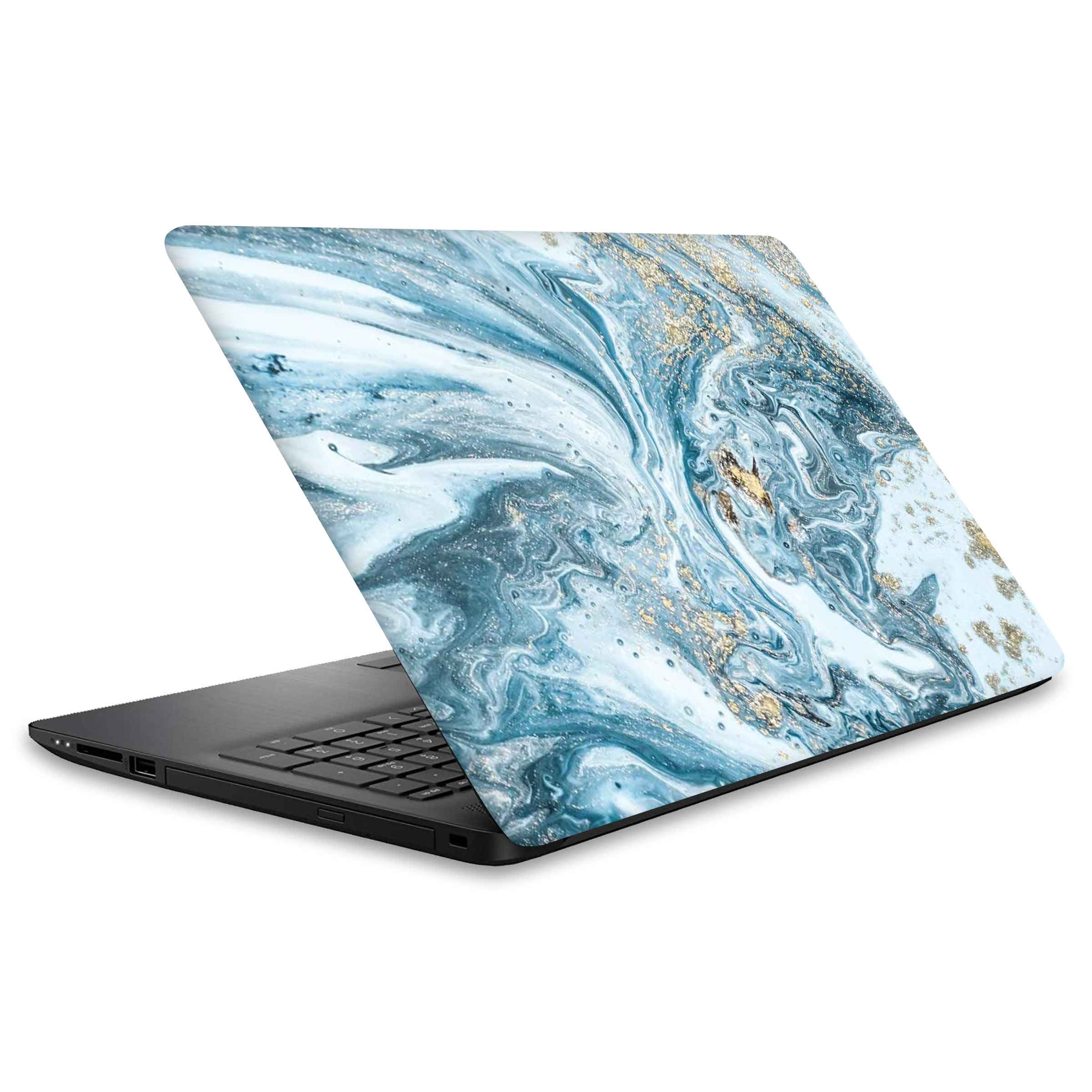 Blue Gold 2 Laptop Skins