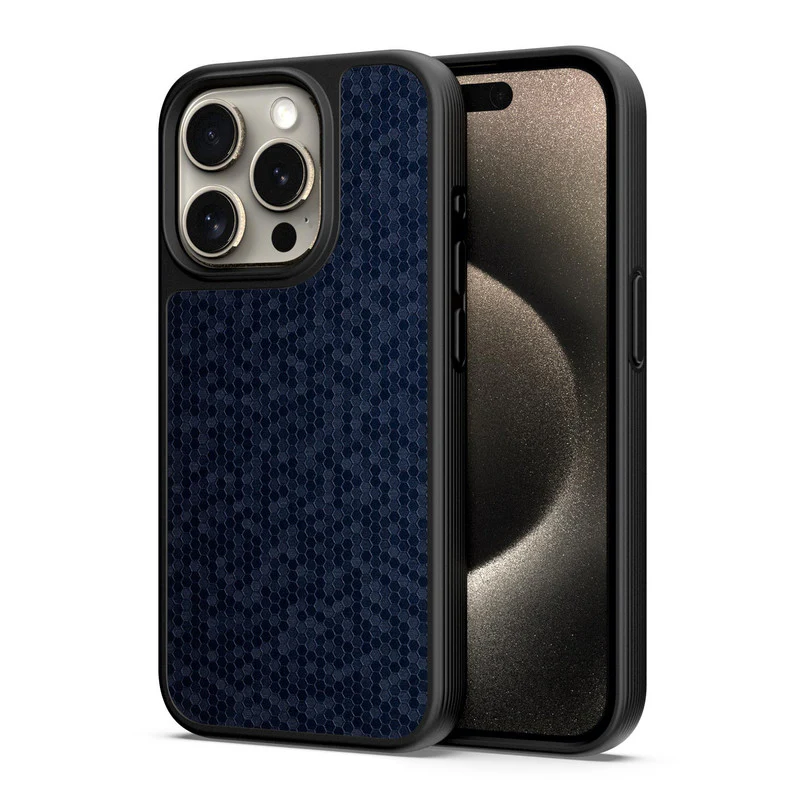 Blue Honeycomb Mobile Bumper Cover - Image 2