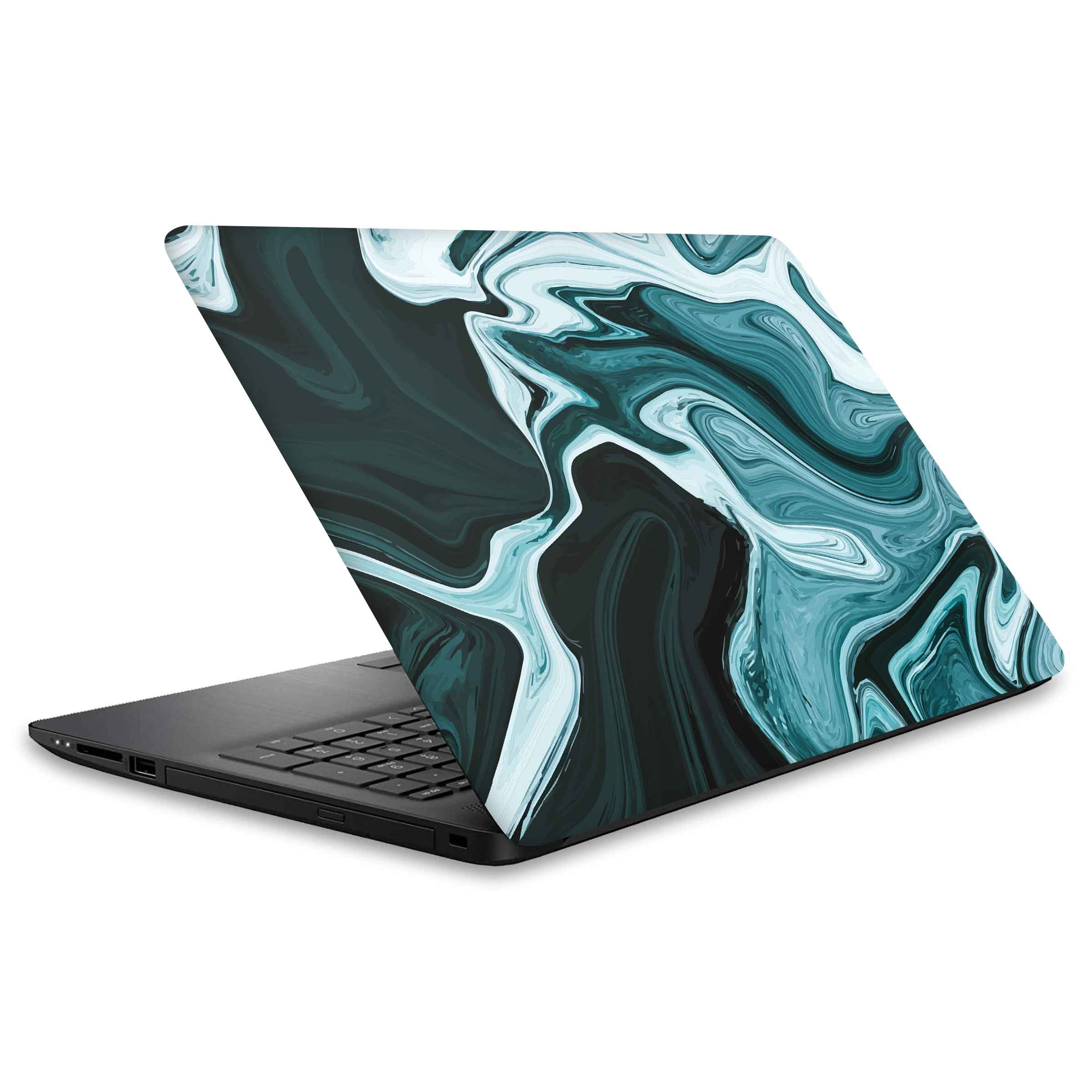 Blue Liquidisation Aesthetic Laptop Skins