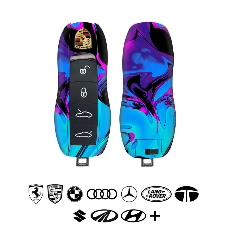 Blue Mercury Car Key Skins - Image 3